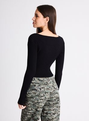 Imagen 2 del producto Chaleco Cut Out Frontal Cuello Redondo