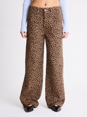 Pantalón Wide Leg Estampado