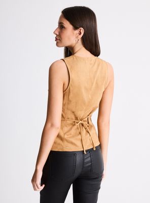 Imagen 2 del producto Polera Vest Efecto Suede