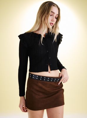 Imagen 2 del producto Cinturón Estrellas Metálicas Cuero Sintético