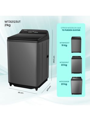 Imagen 2 del producto Lavadora Carga Superior 21 Kg WT3I2123UT