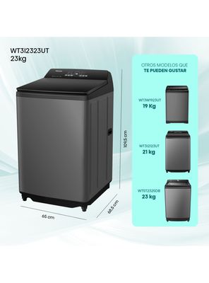 Imagen 2 del producto Lavadora Carga Superior 23 Kg WT3I2323UT