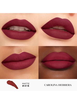 Imagen 2 del producto Fabulous Kiss Lipstick Matte Carolina Herrera 416 Dreams Of Red Wine 3.5g