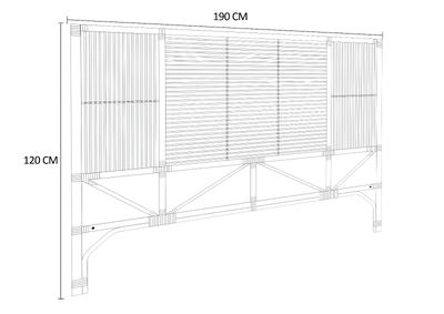 Imagen 2 del producto Respaldo Bund King 190x120 cm