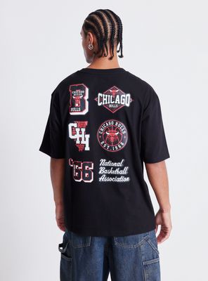 Imagen 2 del producto Polera Print Back Print Bulls Loose Fit