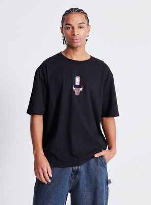 Polera Print Back Print Bulls Loose Fit