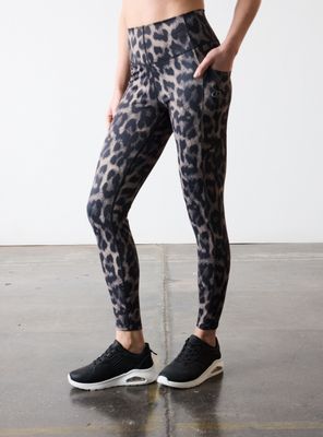 Calza Sculpt Printeada Tiro Alto