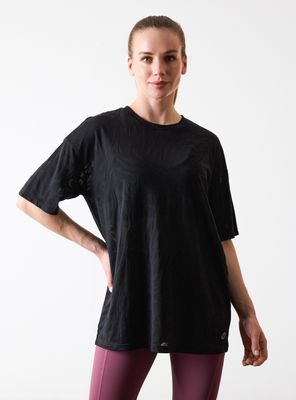 Polera Burnout Overisze  Look Transparencia