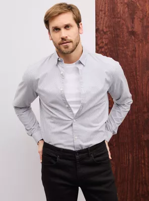Camisa Oxford Rayas Casual