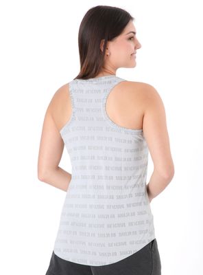 Imagen 2 del producto Polera Estampado Logo Sin Mangas Tela Ligera