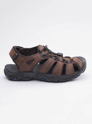Sandalia Outdoor Cuero Hombre