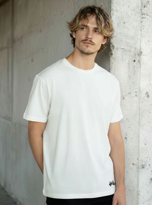 Polera Manga Corta Flower Back Print