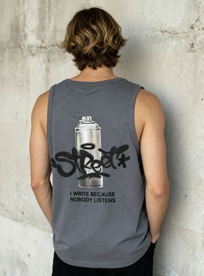 Imagen 2 del producto Polera Tank Spray Can Back Print