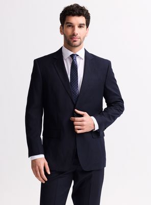 Traje Recto Lana Poliéster Fantasía