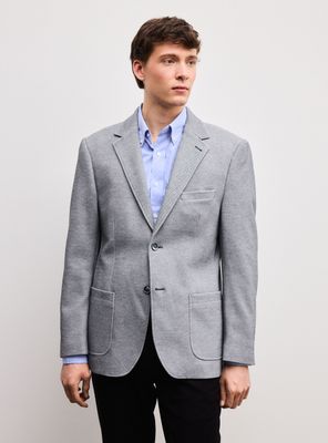 Vestón Recto Texturado Slim Fit