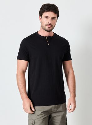 Polera Henley Botones