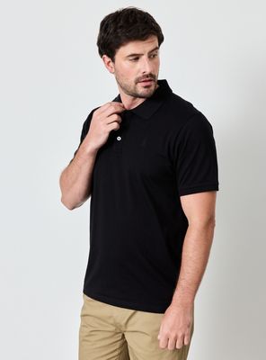 Polera Algodón Jersey Cuello Polo
