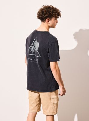 Imagen 2 del producto Polera Estampada en la Espalda con Lavado