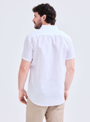 Imagen 2 del producto Camisa Algodón Detalle Mangas