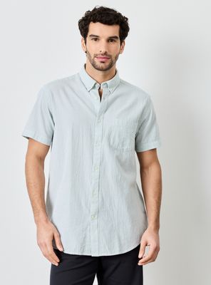 Camisa Manga Corta Cuadros Chico