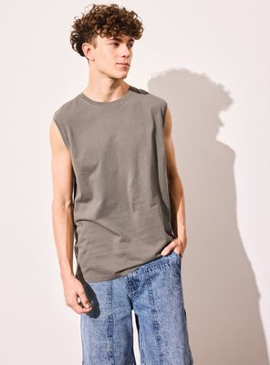 Polera Sin Mangas con Teñido Natural con Té