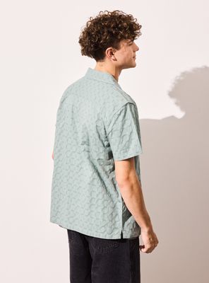 Imagen 2 del producto Camisa Tela Diseño Jacquard MC