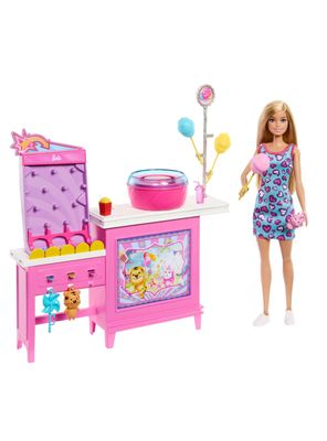 Barbie Set Estación de Algodón de Azúcar