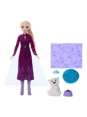 Imagen 2 del producto Muñeca Elsa de Frozen con Oso Bebé