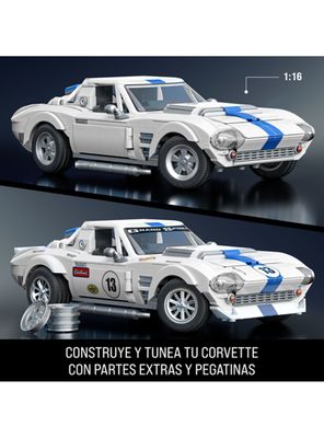 Imagen 2 del producto Vehículo para Construir Brick Shop Elite Corvette Blanco