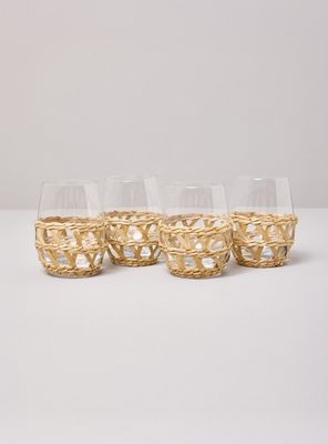 Imagen 1 del producto Set de 4 Vasos Vidrio Fibra 520 ml