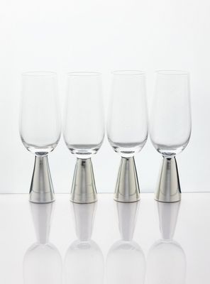 Imagen 1 del producto Set de 4 Copas Silver Champaña 260 ml