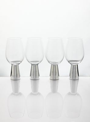 Set 4 Copas Silver Vino 450 ml