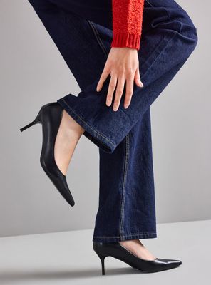 Zapato de Vestir con Plantilla de Cuero Mujer