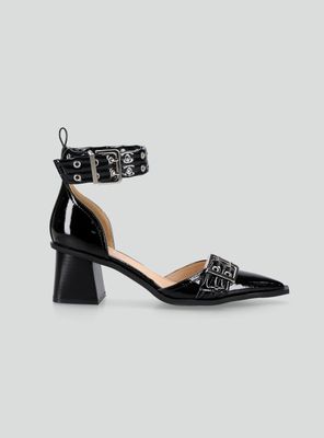 Imagen 2 del producto Zapato Casual Taco Hebillas Metálicas Mujer