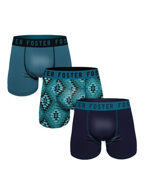 Bóxer de Algodón Estampado Pack 3