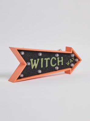 Imagen 2 del producto Cartel Flecha con Luces Halloween