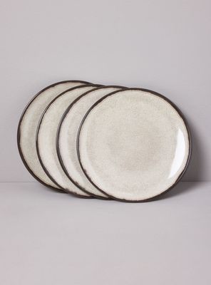 Set de 4 Platos Melamina Arena 22.5 cm