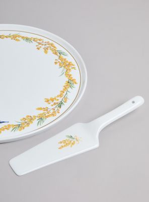 Imagen 2 del producto Set Plato de Torta 30 cm +  Paleta Mimosa