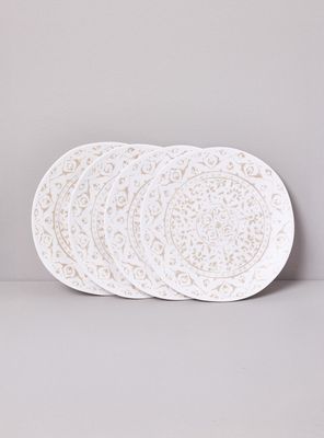 Set de 4 Platos Melamina Turquía 27.5 cm