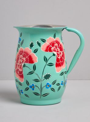 Jarro Enlozado Pintado A Mano 2 lt