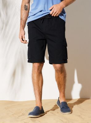 Short con Elástico y Bolsillo Cargo