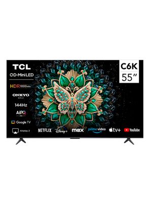 Tcl Mini Led Smart Tv 55'' Uhd 4K C6K Gamer 55C6K