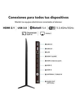 Imagen 2 del producto Mini LED Smart TV 85'' UHD 4K C6K Gamer