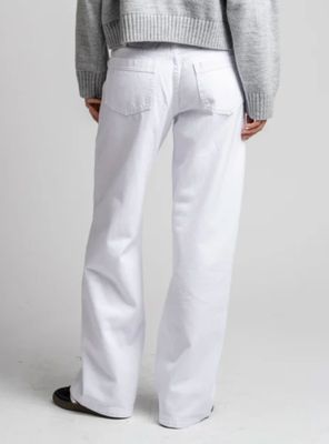 Imagen 2 del producto Jeans Wide Leg Tiro Alto Tali Blanco