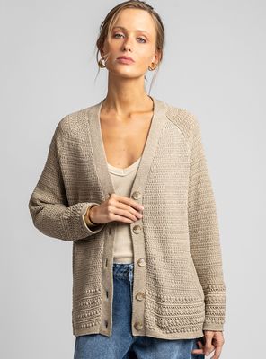 Chaleco Cascas Beige