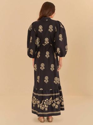 Imagen 2 del producto Vestido Largo con Detalles Bordados