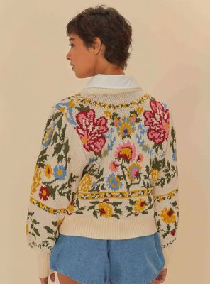 Imagen 2 del producto Sweater con Diseño Floral