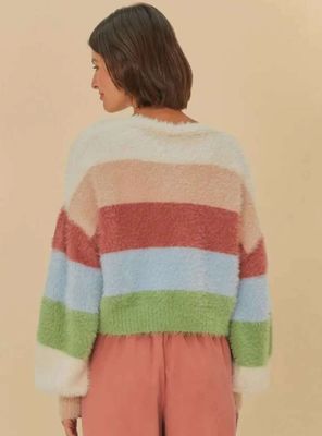 Imagen 2 del producto Chaleco Abotonado con Diseño de Rayas