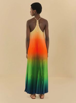 Imagen 2 del producto Vestido Plisado con Diseño Degradé