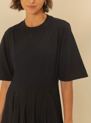 Imagen 2 del producto Vestido Manga Corta con Detalles Delanteros